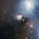 Illustration for article titled A star wrapped in the beautiful colors of the nebula that birthed it